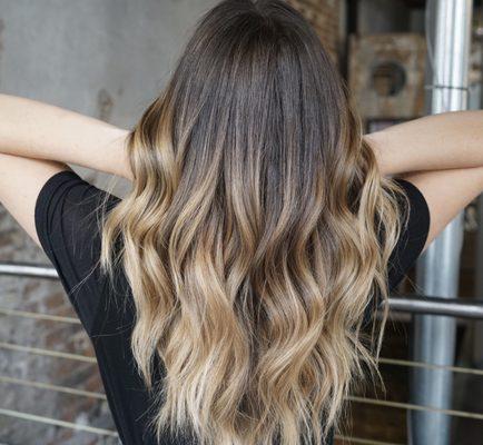 Warm balayage