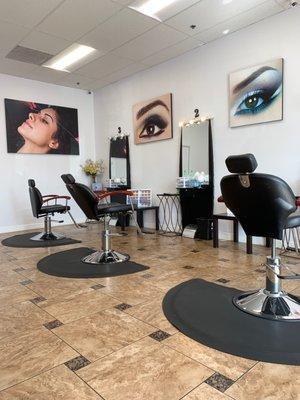 Very cute and spacious eyebrow salon! The staff is very sweet.