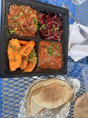 Taktouka Sampler and Bread