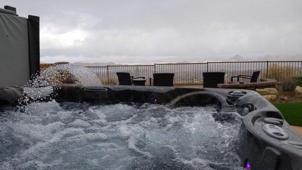 Caldera Marino Hot Tub overlooking Prescott, AZ