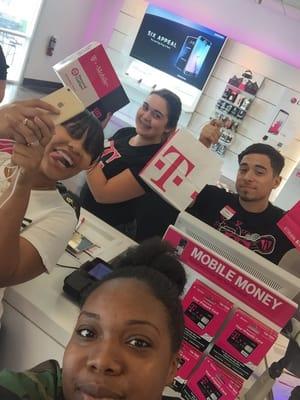 Just got iPhones & iPads with the best T-Mobile ever! COMPTON! Check them out best manager Cesar & the best reps Anisa&Edwin