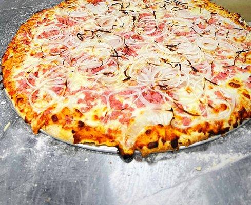 Cuban style pizza