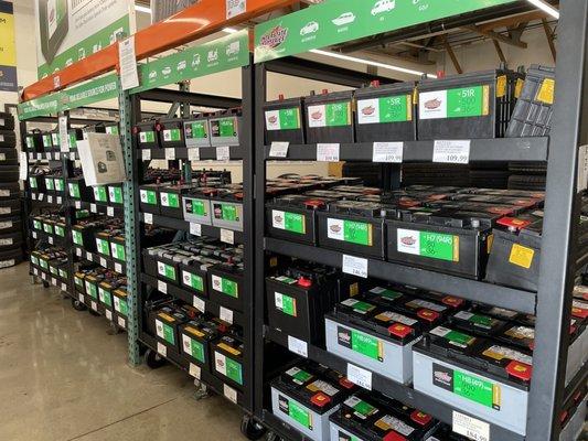 If your vehicle is in need of a recharge there's plenty of batteries in stock here.