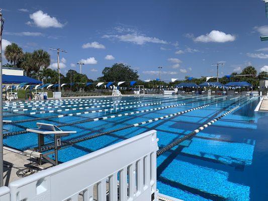 Pool ready for 50-meter races