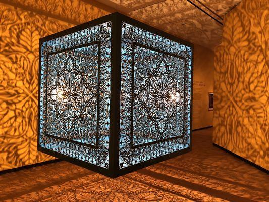 Anila Quayyum Agua, "A Beautiful Despair (Cube)", 2021 - on view till 01/09/22! (visited: October, 2021)