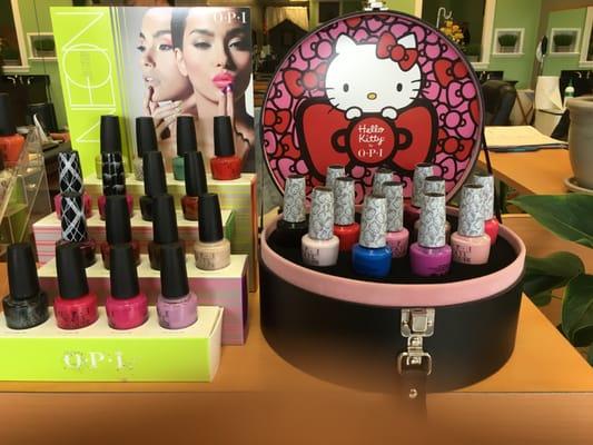 We update our polishes very often! This is the O.P.I Hello Kitty collection!