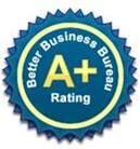 A+ rated by Better Business Bureau