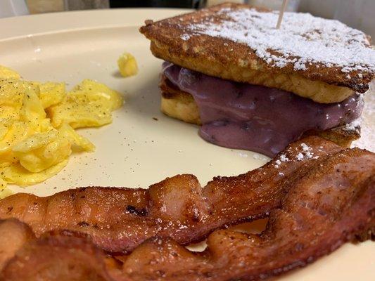 Marion Berry Stuffed French Toast breakfast special!