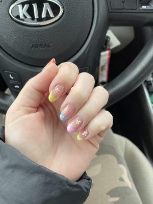 Cynthia did an absolutely amazing job on my spring nails!