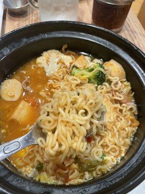 Korean spicy ramen