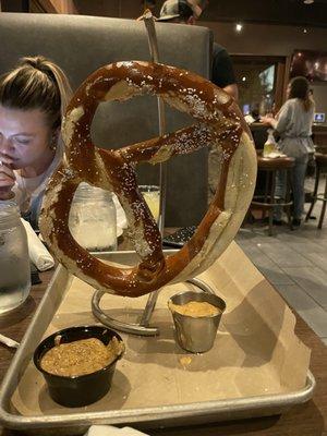 Giant pretzel