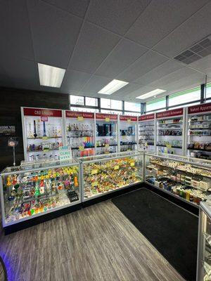 The interior of the House of Vapes Smoke Shop  store in Salt Lake City .