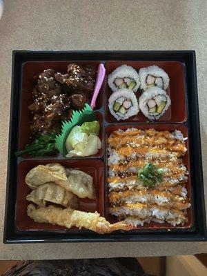 Teriyaki chicken bento lunch box