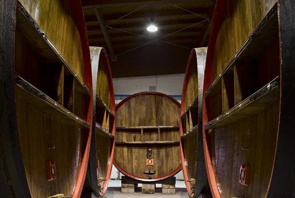 our dark balsamics are aged in these barrels in Modena, Italy.  Nothing but the best for our customers