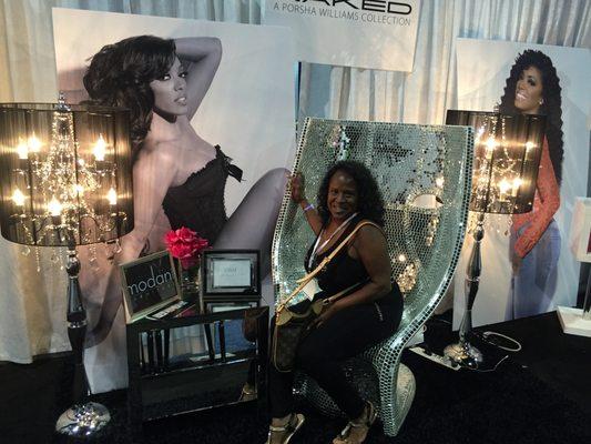 Gina Campbell at the Atlanta Hair Show!!