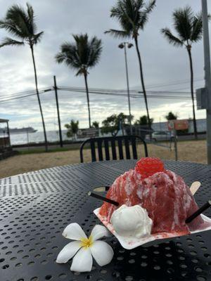 Lava shaved ice