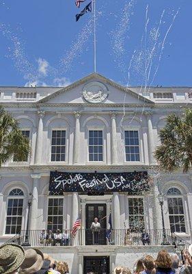 Spoleto Festival USA's 2016 opening ceremonies Photo by Julia Lynn