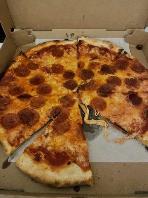 Pepperoni pizza.