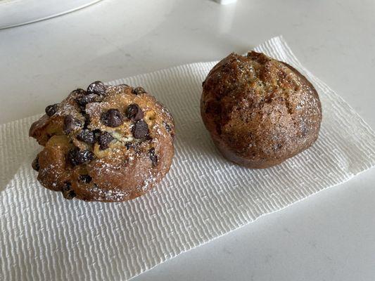 Chocolate chip and lemon poppyseed