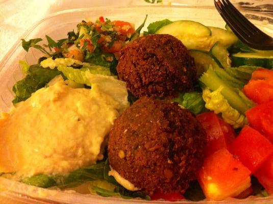 Looks like two delicious balls of falafel