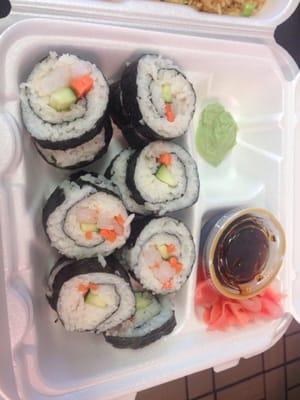 Shrimp California roll