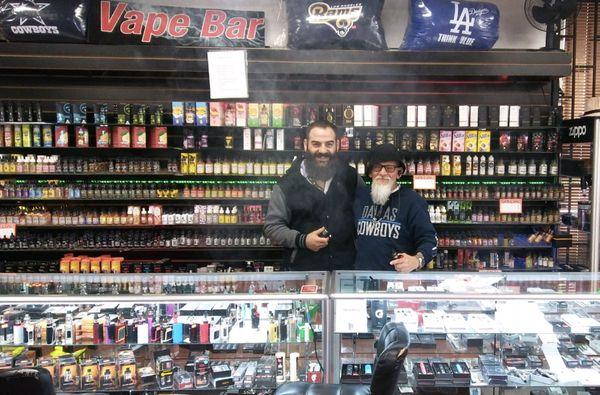 Thank you David for being a loyal customer for smoke and Vape, and my friend.