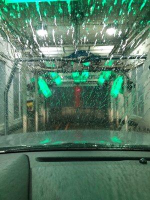 Exiting the car wash