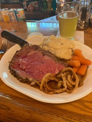 Prime rib. Early bird only $25.