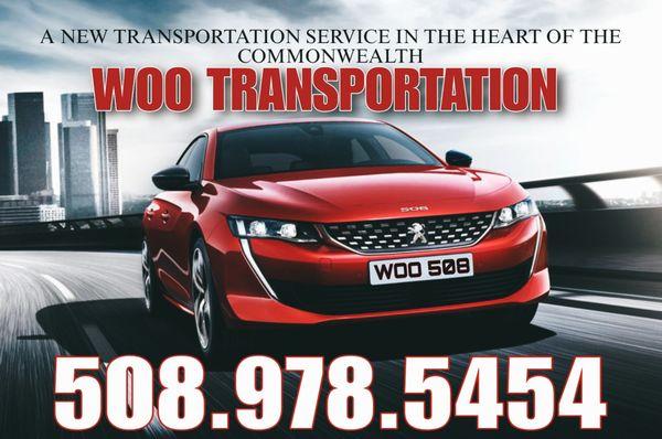 Need A Ride? Call "WOO Transportation" 
 508.978.5454 
No Reservations Needed!