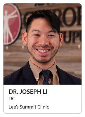 Dr Joe Li
Chiropractor
Acupuncturist