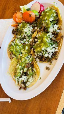 Tasty carne asada and carnitas TACO! $2.50 each!!!