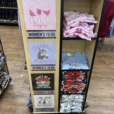 women's T-shirts from 7/10/21