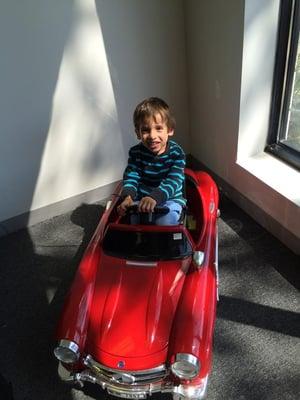 Kids have fun at Benz while your car is fixed!