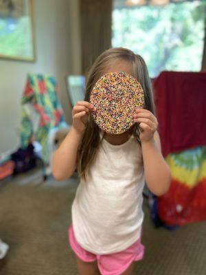 Giant Sprinkle Cookie!