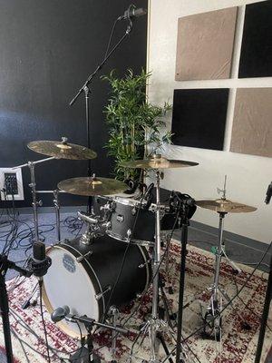 Live room - Recording live drums.