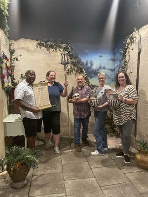 We escaped "At odds with the Gods"