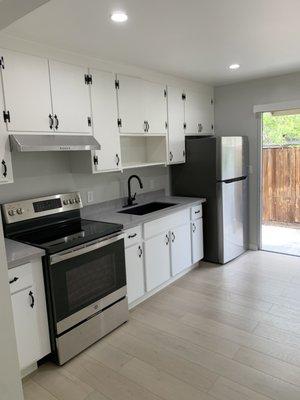 Refinished an old 1970s kitchen and brought it back to life.