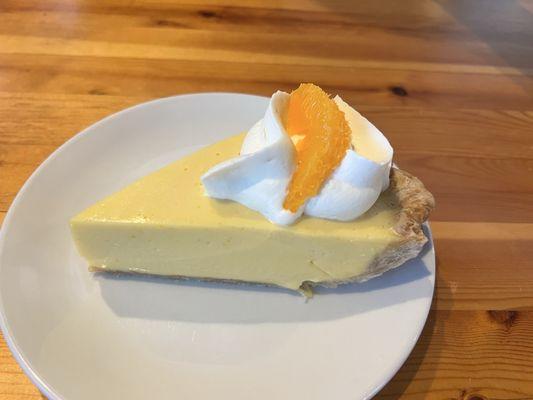 Orange cream pie