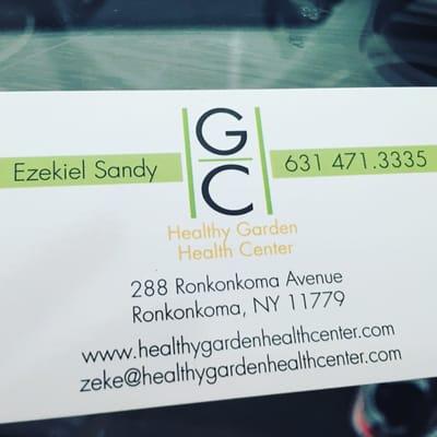 288 Ronkonkoma Ave  Ronkonkoma, my 11741 631-471-3335  Www.healthygardenhealthcenter.com