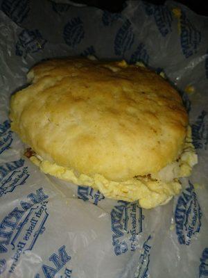 Pork tenderloin egg and cheese (large)