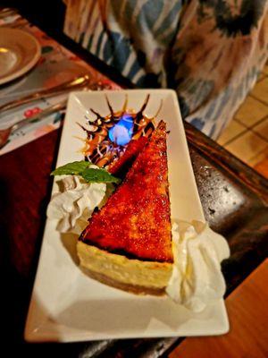 Creme brulee cheesecake. Need I say more?