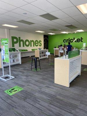 Inside of Cricket Wireless- McFarland  *6ft social distancing *masks required