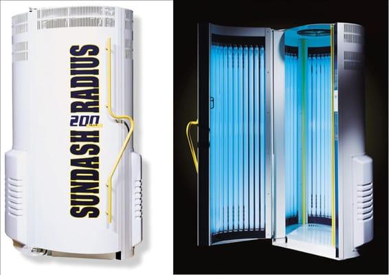 Sundash Radius 200 Stand Up Tanning Booth