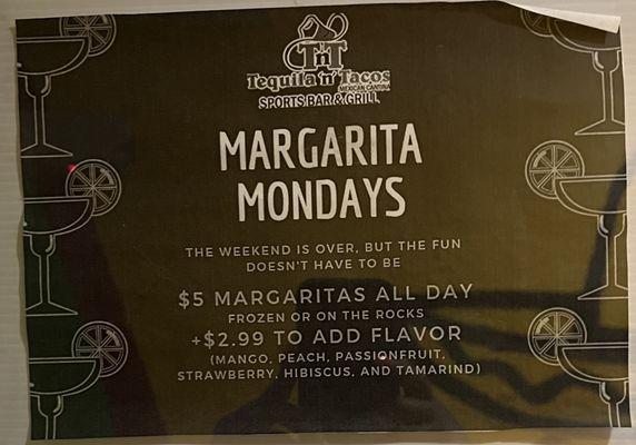 Margarita Mondays