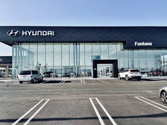 Front of Hyundai