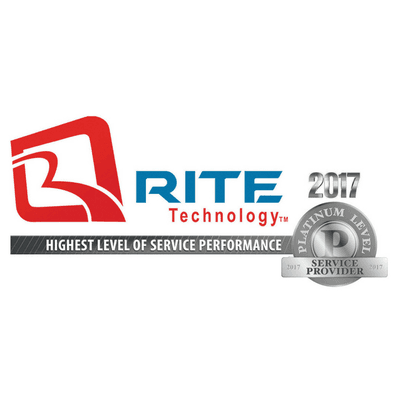 RITE Technology wins the SHARP AAA Platinum Service Provider Award 2017