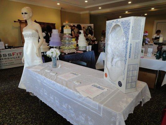 Wedding gown alterations, private spacious fitting rooms with full length mirrors.  Preservation of Wedding Gowns.