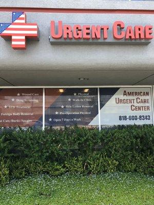 Our eyebrow signage on Ventura Blvd