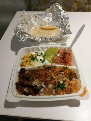 Baja plate with Al Pastor