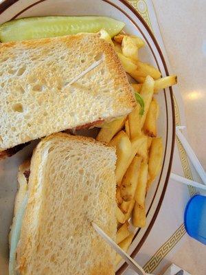 BLT and fries